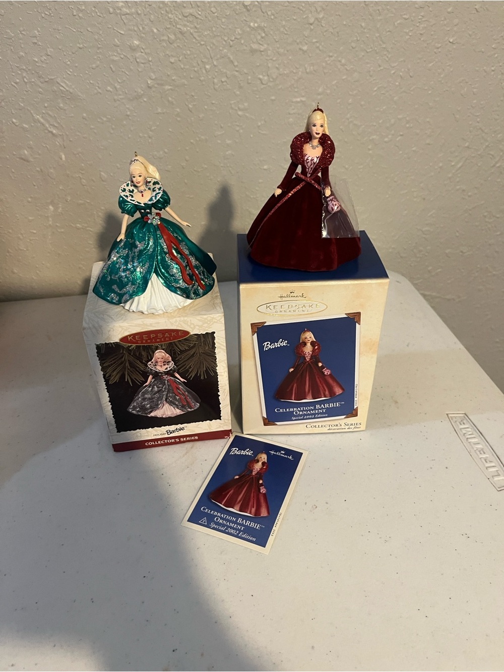 Barbie Celebration Holiday Ornament Set - Red & Teal
